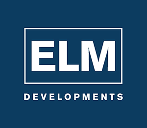 Copy of Elm logo on blue